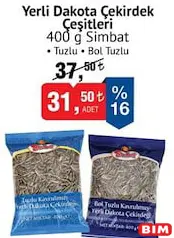 SİMBAT YERLİ DAKOTA ÇEKİRDEK ÇEŞİTLERİ 400 G